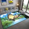 Japanese Amime My Neighbor Totoro Cartoon Floor Mats Bedroom Living Room Soft Carpet Non-slip Area Rug