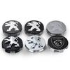 Для Peugeot 206 207 208 306 307 308 406 407 408 508 4cs 60 мм Колпачки ступицы колеса автомобиля Наклейки Заглушки Декоративные Аксессуары Инструменты
