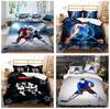 3D Ice Hockey Bed Bedding Set for Youth Ice Hockey Fans, Children's Bedding for Boys and Girls, Sports Games, Single Double Bed Gift