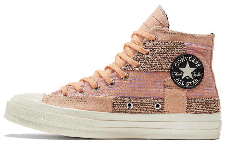 Men's Sneakers Converse Chuck Taylor All Star 70 Hi Patchwork Peach Peach/Sheer Lilac/Egret