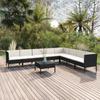Day and Night - Day and Night Garden Furniture Set 9 Pieces and Black Synthetic Rattan Cushions