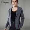 Женский кашемировый вязаный кардиган-блейзер Fanzhen Осень/Зима 2024