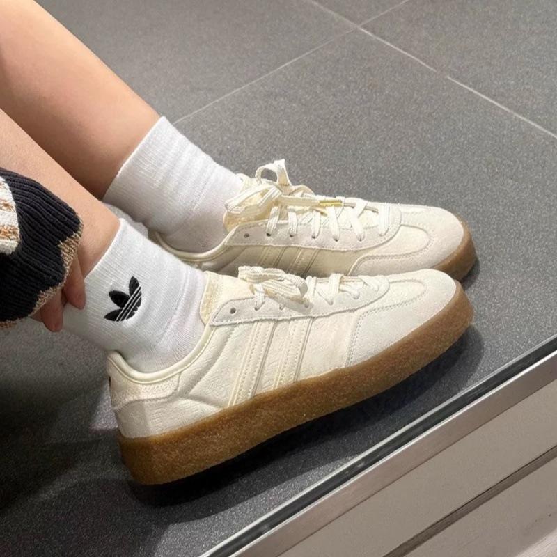 Ретро мода круглый носок повседневные универсальные на плоской подошве туфли Dexun 2025 новый студенческий стиль спортивная обувь кеды белые туфли