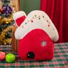45cm Christmas Plush Doll Tree House Socks Snowman Stuffed Plush Toy Animal Doll Children Halloween Christmas Gift
