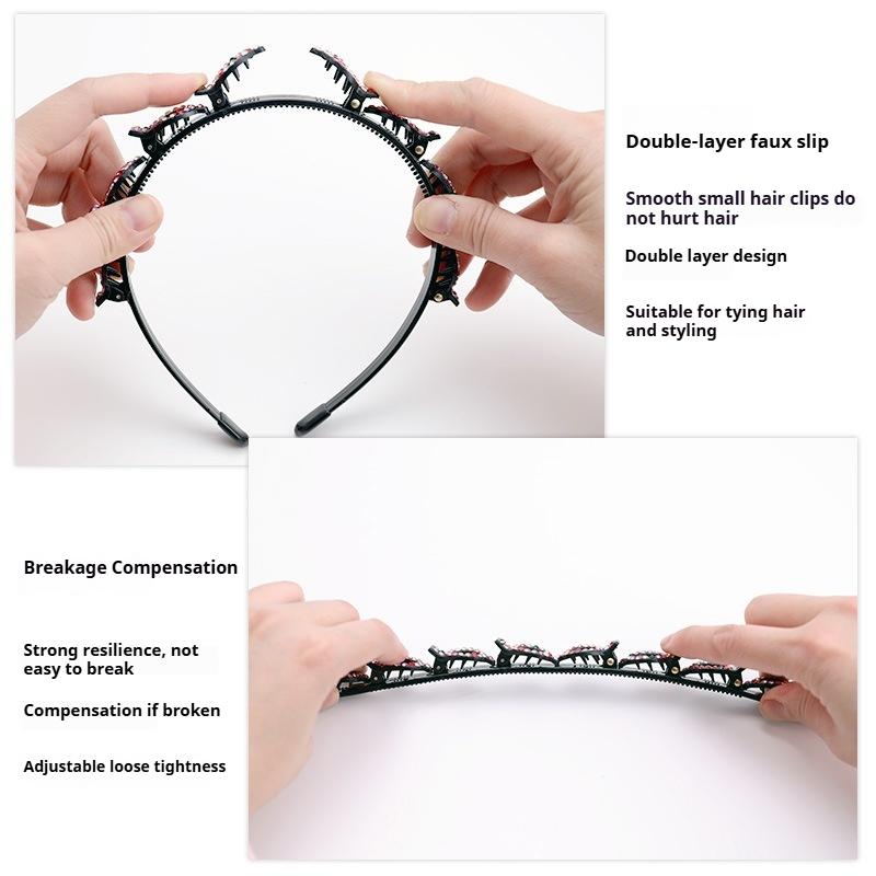 Повязка на голову для женщин с челкой, заколки для волос, ободки, инструменты для волос, ленты