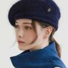 Halden Logo Pendant Angora Beret (C031_navy)