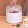 1Set Steamed Food Bowl With Lid Mantou Steaming Drawer Large Capacity Steamed Rice Box Household Cooking Pot Plastic