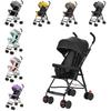 Stroller Kids Ultra Lightweight Foldable Convertible Four Wheeled Gift Seat