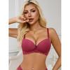 Womens Sexy Deep V Lace Bra Plus Size Push Up Underwire Brassiere