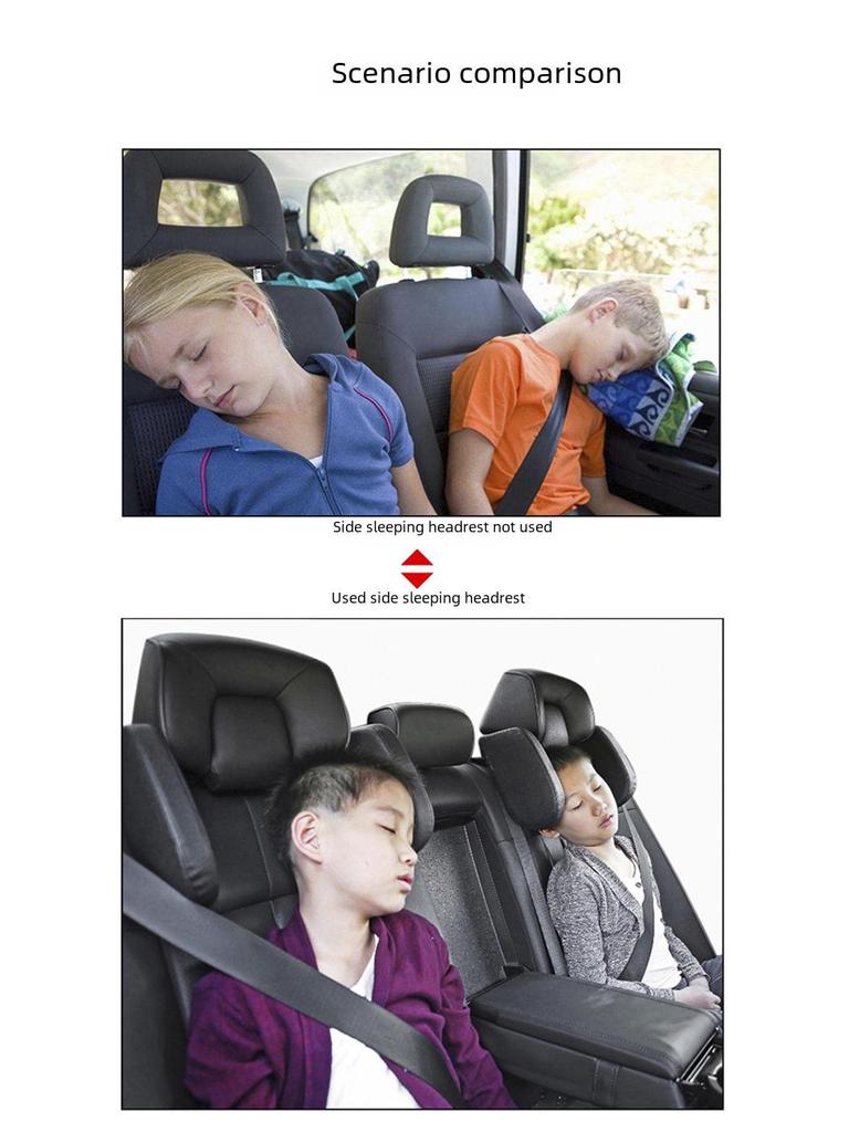 Подушка-подголовник для путешествий в автомобиле для сна на боку и поддержки шеи