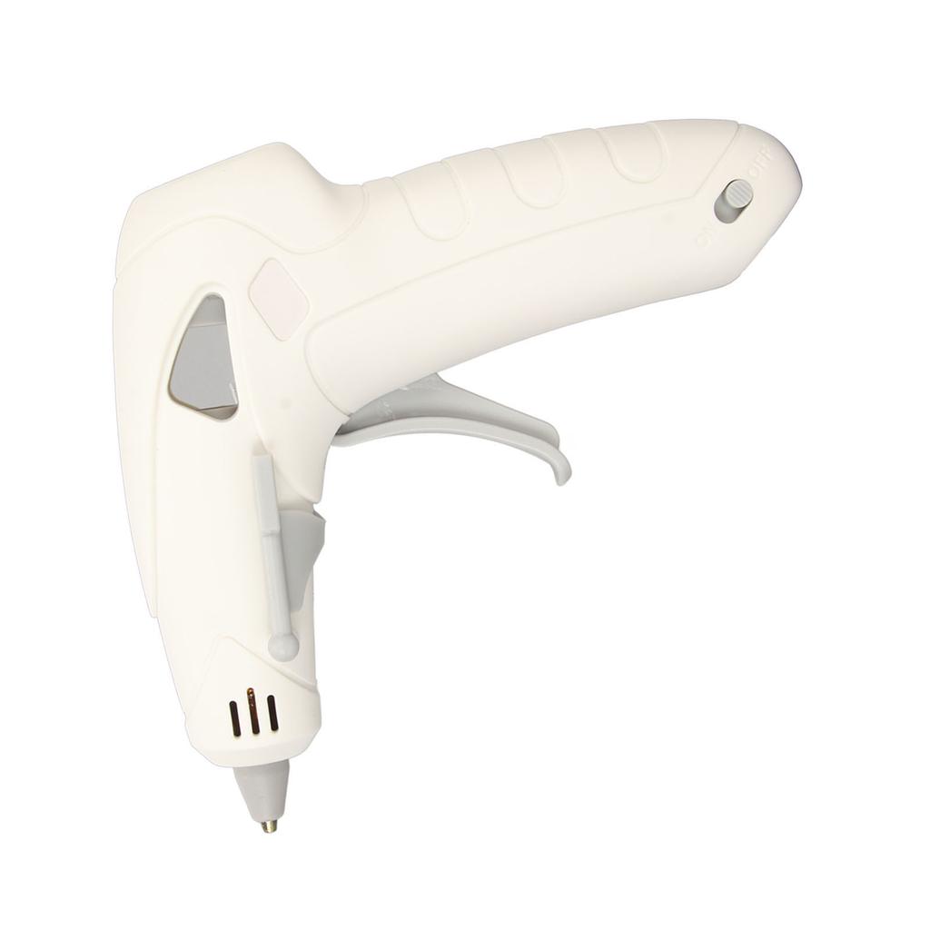 10 Вт Машина для горячего клея с 30 клеевыми стержнями Складная подставка Быстрый предварительный нагрев Инструмент для горячего клея для ремесленных проектов Белый