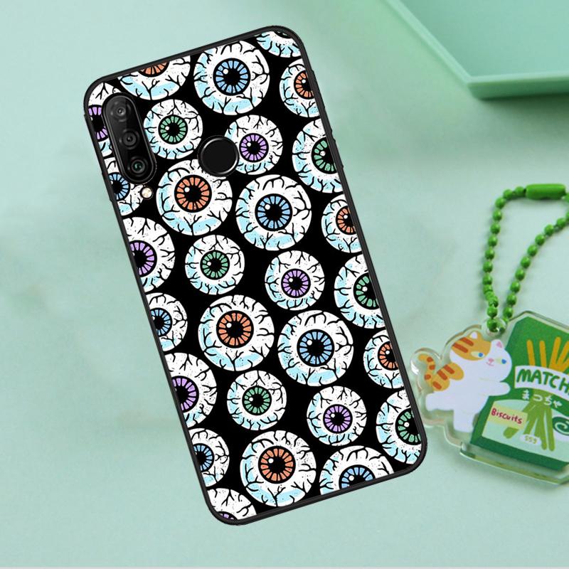 Чехол со сумасшедшим узором «глаз» для Huawei Nova 10 9 SE 5T 12s 12i 11i Y91 Y90 Y60 Y70 Y72 Y61 P20 P40 P30 Lite P60 Pro