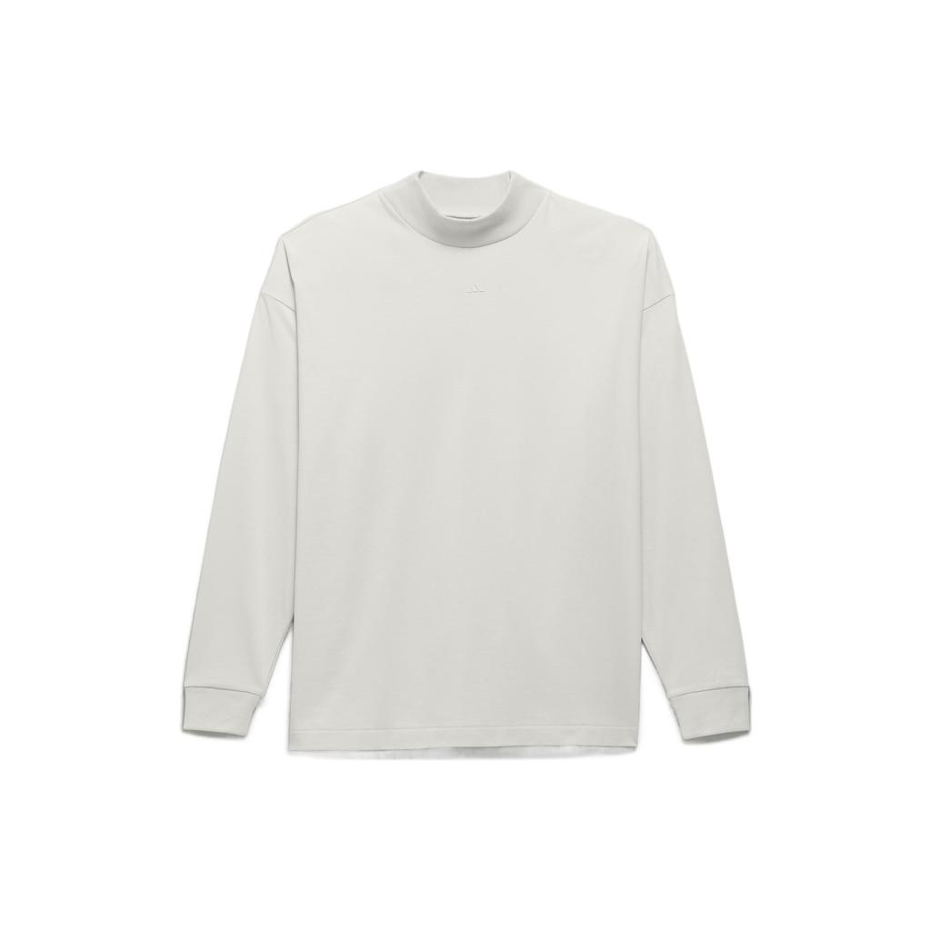 Adidas Баскетбольная футболка Originals Trefoil Chapter 02 с винтажным логотипом и длинными рукавами унисекс-топы цвета алюмо-земля-коричневый IJ5555