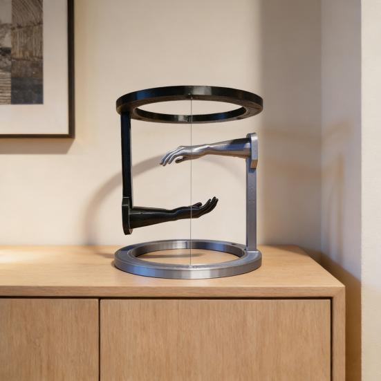 3D-печатное украшение-рука, бросающее вызов гравитации, Антигравитационная подвесная фигурка-статуэтка, Декор для дома, офиса, книжной полки, рабочего стола