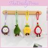 Avocado Fruit Unique Shaped Plush Toy With Hanging Rope For Playroom Decoration