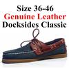 Men Women Spinnaker Genuine Nubuck Leather Docksides Classic Loafers Boat Shoes For Homme Femme Chaussure Nautique A103