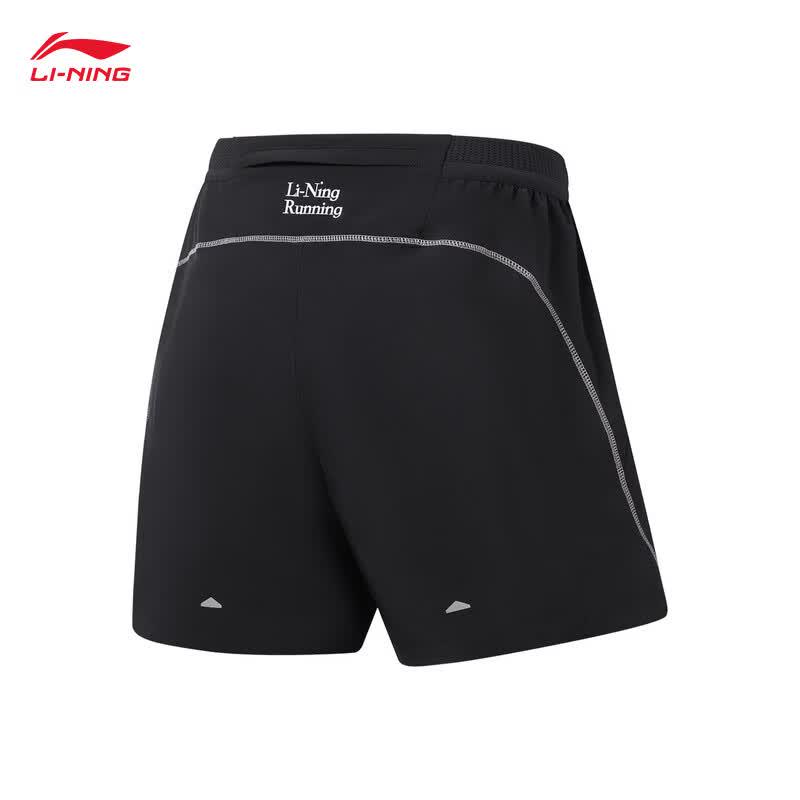Li-Ning Men's Cloud-Feel Reflective Running Shorts AKSW329