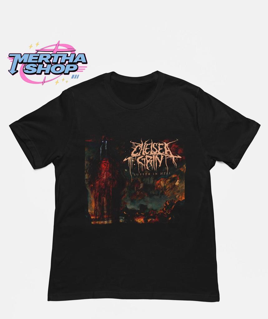 Chelsea Grin TShirt, Suffer In Hell Album Band Tee Vintage, Heavy Metalcore Merch Shirt, Gift, Concert