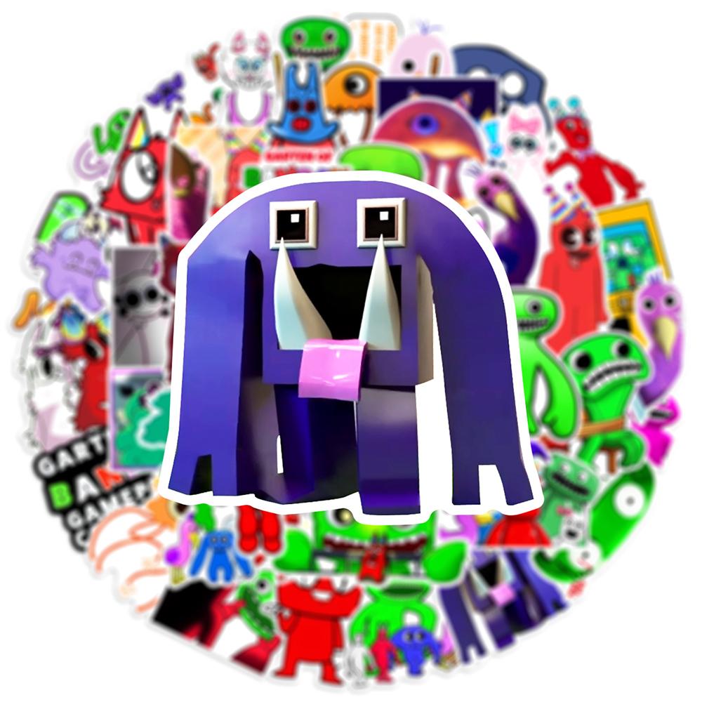 50 шт. Наклейки Garten of Banban для компьютера, скейтборда, ноутбука, бутылки для воды