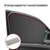 Magnetic Blackout Car Sunshade Curtains - Heat Insulating Privacy Covers