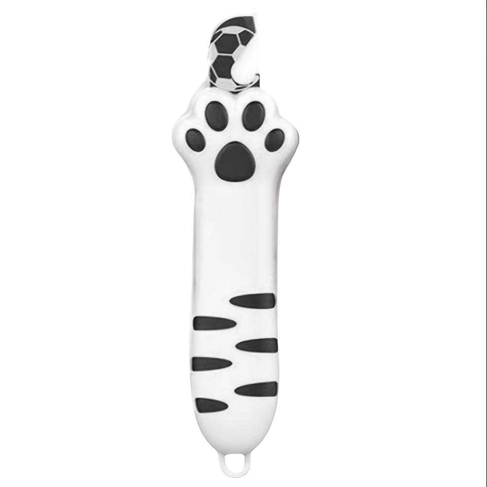 1pc Cat Paw Design Multifunctional Can, Bottle, Box Cutter Knife , Heavy Duty with Handle , Lock, Automatic Opening Mechanism