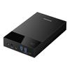 External Hard Drive Enclosure Multi-Port Hub 5Gbps High-Speed Transmission Universal USB 3.0 To SATA Hard Drive Docking Station