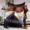 Titanic Theme Printed Blanket - Perfect for Couch, Bed, Travel & Outdoor Use | Machine Washable, Cozy & Durable.