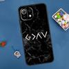 Чехол с цитатой из Библии для Xiaomi 14T Pro 13T 11T 12T 13 14 15 Ultra POCO X7 Pro X3 X5 X6 F5 F6 M6 Pro