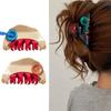 New Elegant Acetate Button Hair Claw Cute Sweet Hair Clip Shark Clip Women Luxury Hair Accessories Headwear