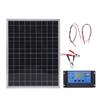 Portable Solar Panel 15W 12V 24V Auto Adaptative with 60A Controller Monocrystalline Solar Panel