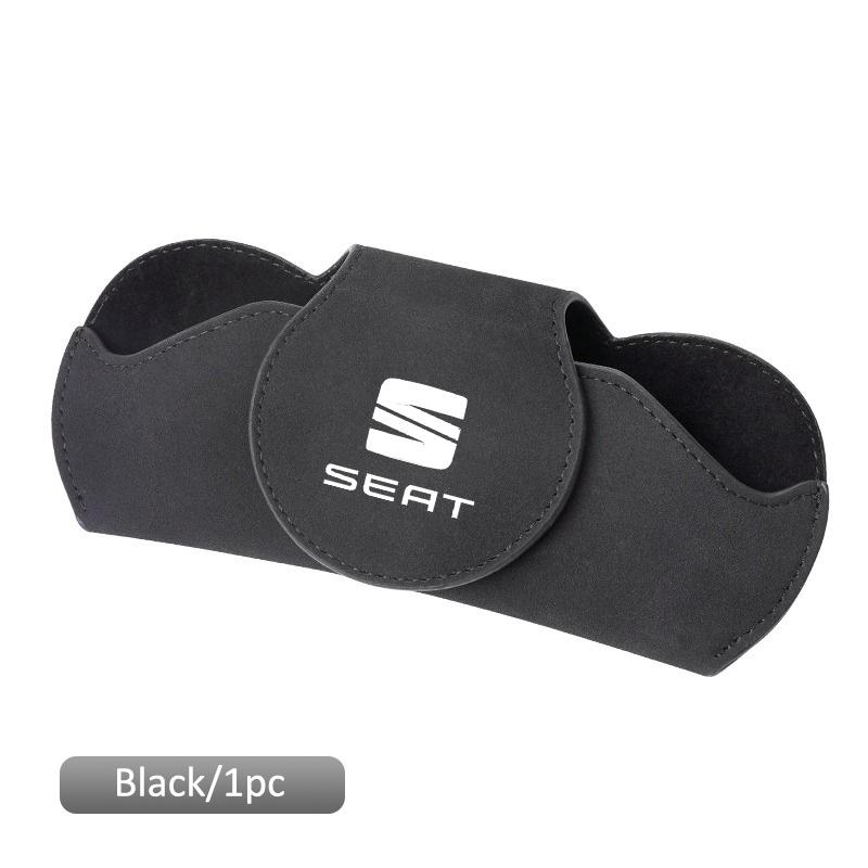 ydsh2 Car Glasses Case Auto Sun Visor Glasses Holder Sunglasses Clip Accessories Storage For Seat FR Leon Ibiza Altea Exe 5f Mk2 Mk3