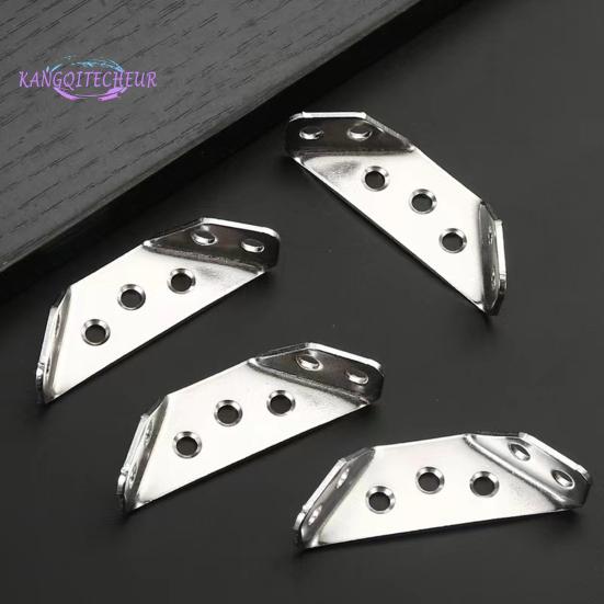 10/4/2 шт. угловые кронштейны из нержавеющей стали, мебельный угловой соединитель для полки, опора для шкафа, крепежная рама, угловая скоба с винтом