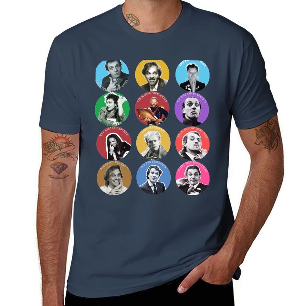Футболка Mega Rik Mayall Collection Удобная базовая футболка с круглым вырезом