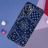 Blue Bandana Paisley Case For Samsung Galaxy A13 A16 A26 A36 A56 A06 A55 A35 A15 A54 A34 A14 A53 A12 A22 A32 A52