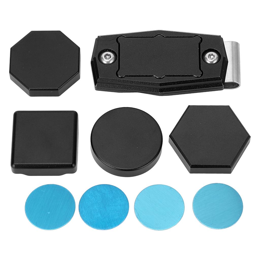 Футляр для бильярдного мела магнитный шестиугольный восьмиугольный круглый квадратный алюминиевый с зажимом для мела для пула