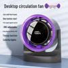 Rechargeable High-Speed Handheld Fan with Digital Display