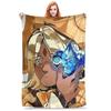 Shadow Milk Pure Vanilla Yuri Blanket Cookie Run Kingdom Flannel Funny Breathable Throw Blanket for Home  Winter