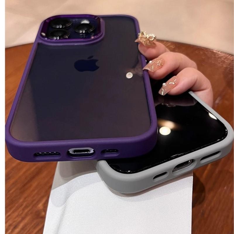 Роскошный противоударный прозрачный чехол для iPhone 16 15 14 Plus 13 12 Mini 11 Pro Max X XR XS Мягкий бампер Жесткая акриловая гибридная защитная крышка