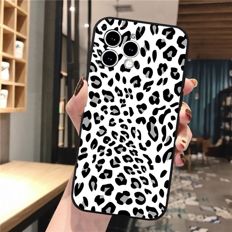 Чехол для телефона с леопардовым принтом для iPhone Samsung Galaxy Redmi Xiaomi Oppo OnePlus Note SA 7 8 9 10 11 12 13 14 20 21 22 23 53 54 Pro Max Plus Ultra TPU Soft