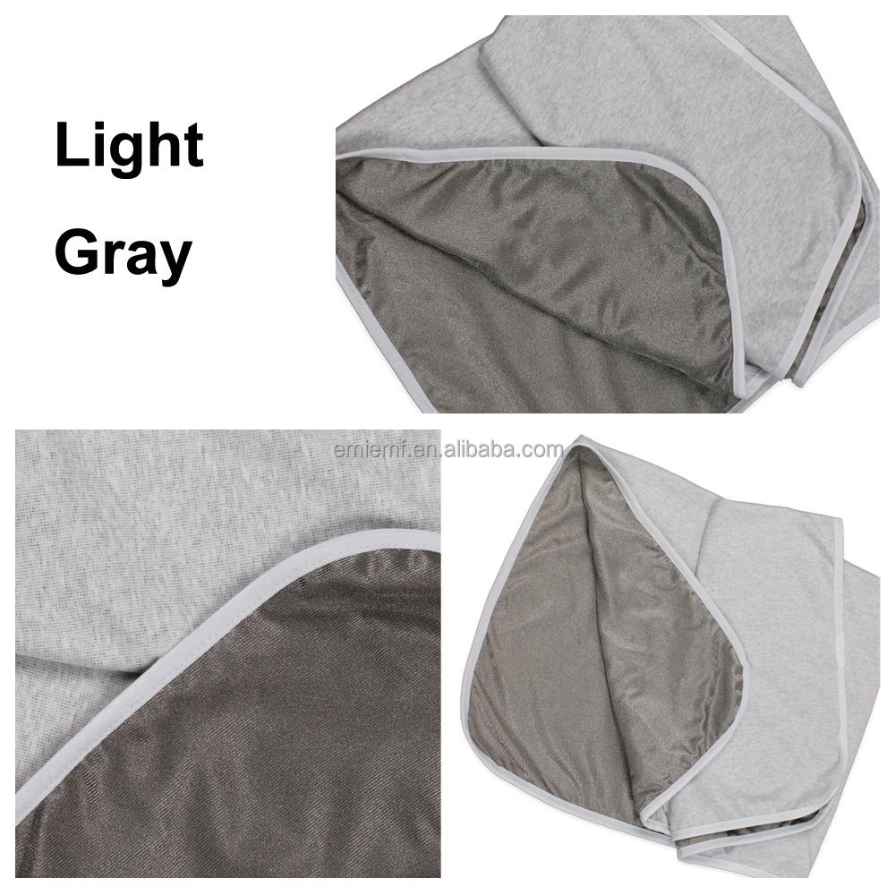 BLOCK EMF Conductive Silver Fiber Blanket, Effectively Blocks EMF Radiation and Reduces Static