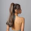 EASIHAIR Длинные волнистые вьющиеся волосы с заколкой в ​​хвосте для наращивания волос Синтетический конский хвост Накладные волосы Коричневые платиновые накладные афро-шиньоны Парик