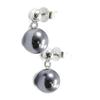 [I3904] - BO Silver 'Perla' Silver Gray (rhodium-plated) - 8 Mm