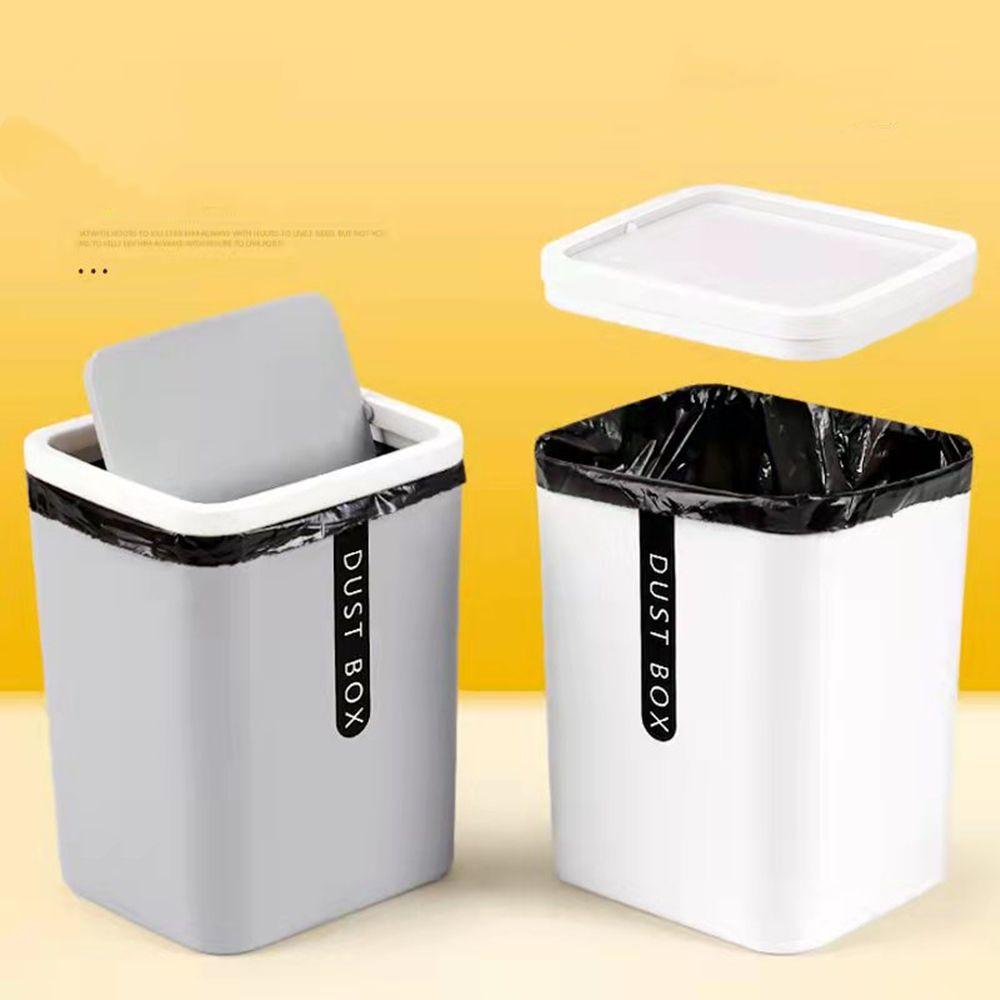 Lightweight Storage bucket 360 Degree Shake cover Trash can Sundries Barrel Mini Small Waste Bin