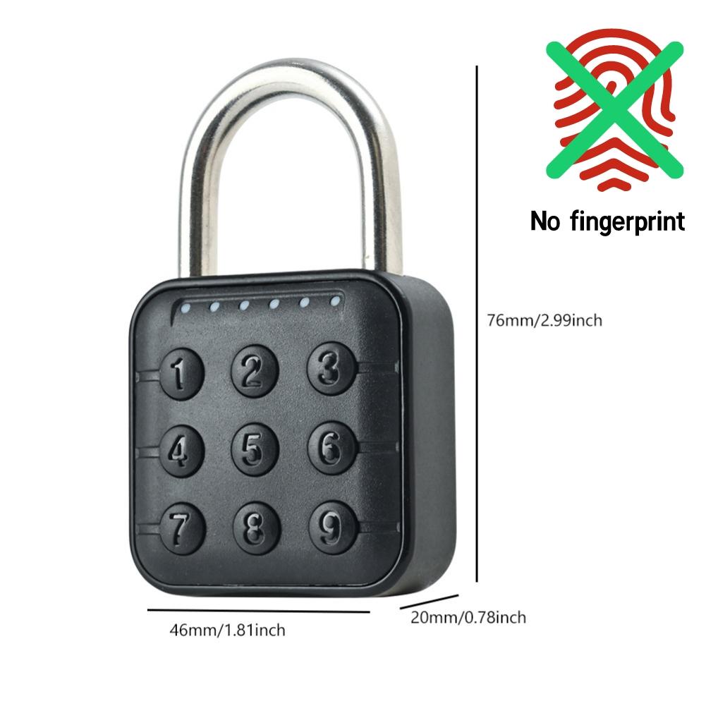 Tuya TTLOCK APP Умный навесной замок с отпечатком пальца Водонепроницаемый Биометрический замок для двери с отпечатком большого пальца Безключевой Замок для безопасности дома Багажа Замок из сплава