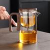 Magic Teapot 600/720/800ml Glass Magnetic Teapot with Strainer Magnetic Water Separation Infuser Pot for Loose Leaf And Herbal Teas