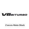 1 шт. 3D ABS черный логотип V8 BITURBO эмблема автомобиля наклейка на крыло для C63 G63 E63 S63 W222 W223 W213 W212 W205 W204 аксессуары