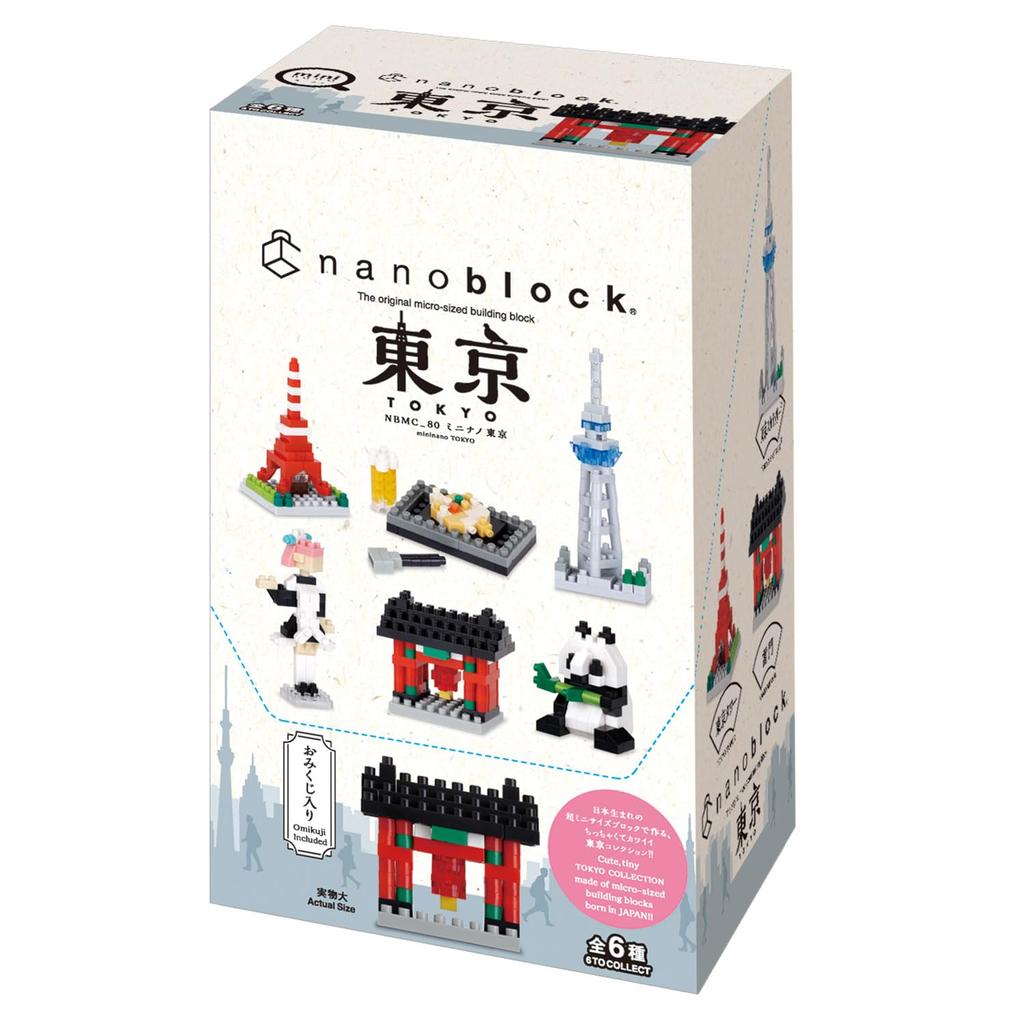 Kawada Nanoblock Mini Nano Токио 1 КОРОБКА 6 всего 6 видов (BOX) NBMC_80S = штук,