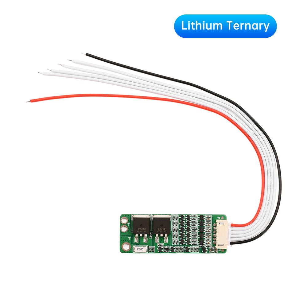 BMS 5S 16V 18.5V 10A LiFePO4 Li-ion Lithium Battery 18650 Ternary Lithium Battery Charger Protection Board Large MOS Transistor