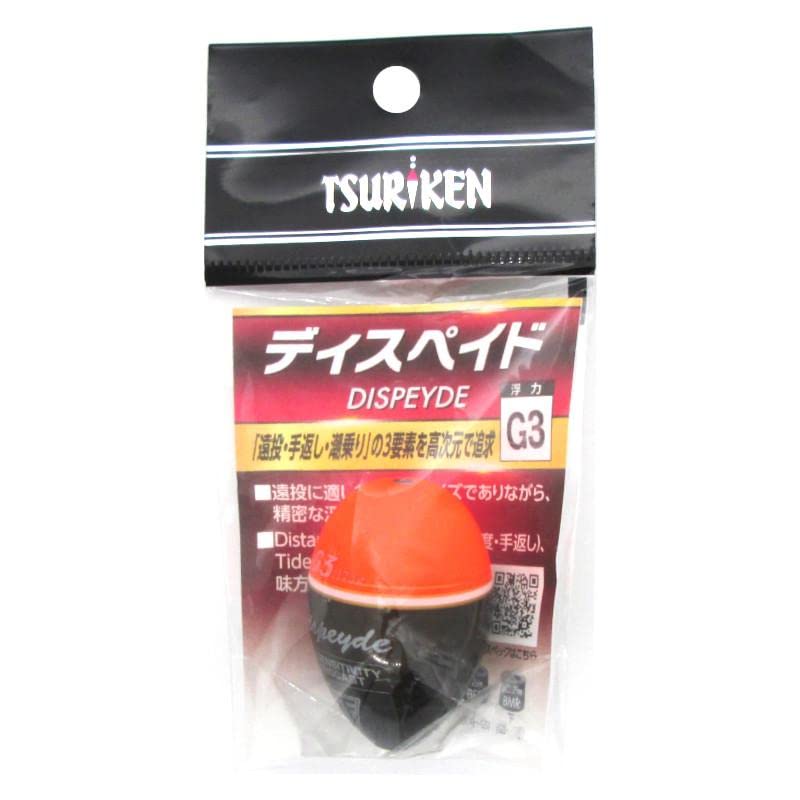 Поплавок TSURIKEN Dispade Оранжевый G3