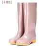 rain shoes women's medium tube waterproof high tube non-slip rain boots women's short tube adult warm cotton low tube water shoes women